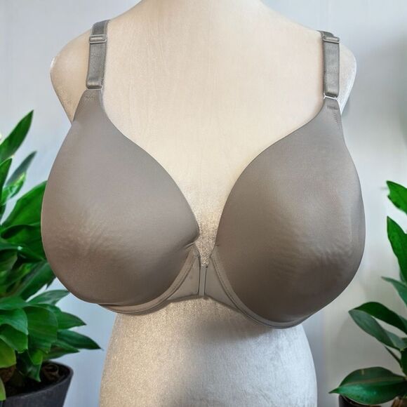 TORRID GRAY‎ FULL FIGURE FRONT CLOSE BRA 46D - Picture 1 of 8